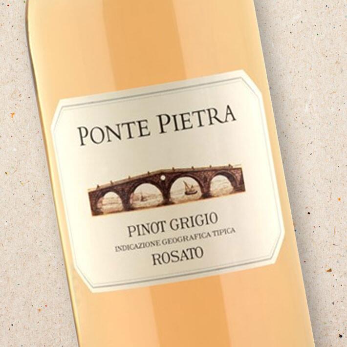 Ponte Pietra Pinot Grigio Rosato (case of 6)