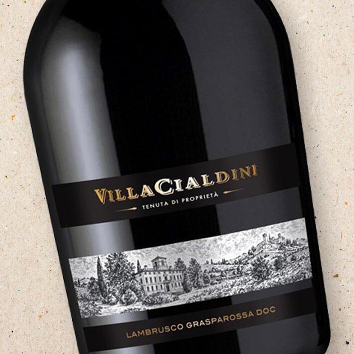 Villa Cialdini Lambrusco Grasparossa di Castelvetro (case of 6)