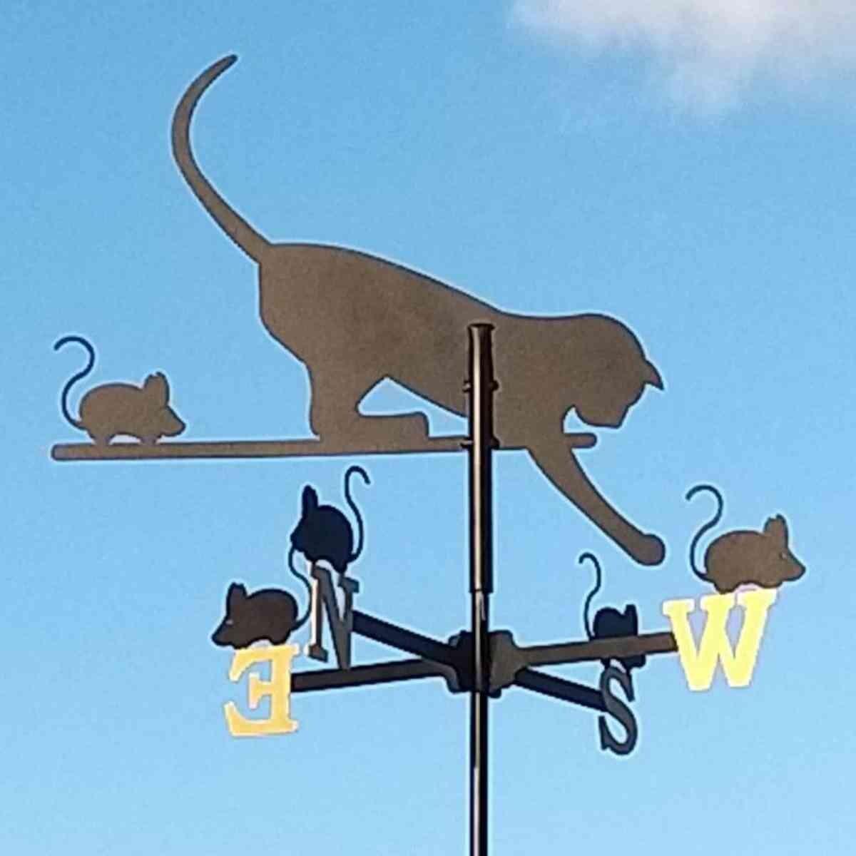 Medium cat weathervane