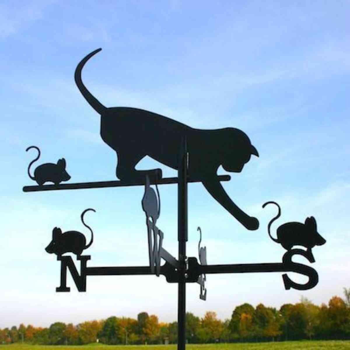Medium cat weathervane