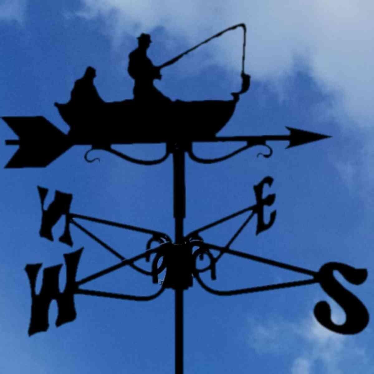 Fisherman mini weathervane