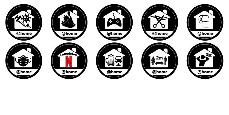 @ Home Badges - Individual Fun Badges