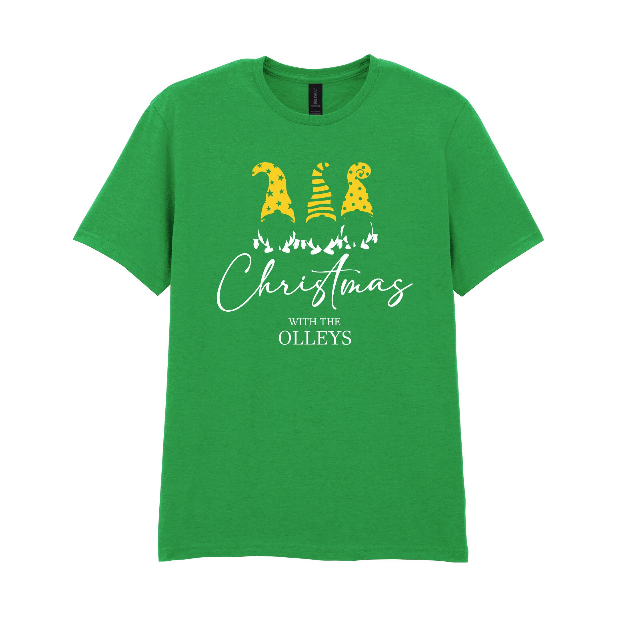 Personalised Family Christmas T-Shirt - Gonk Design