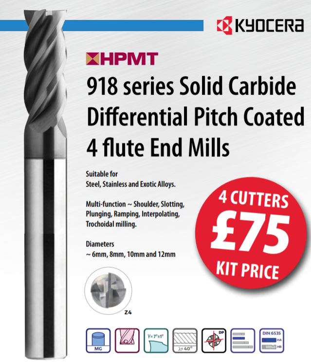 HPMT High Performance End Mill Set