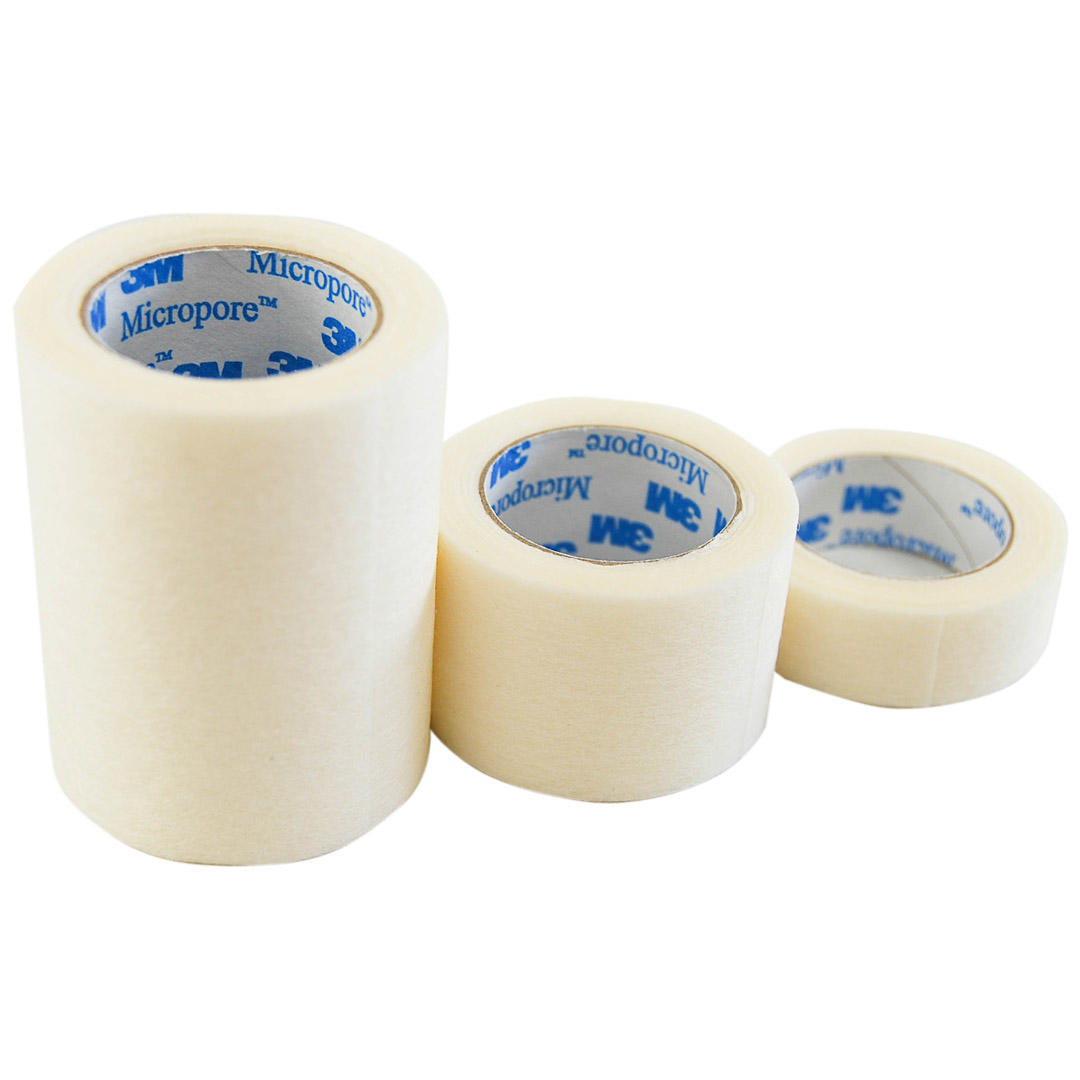 Micropore Surgical Tape - 1.25cm Wide X 5m Long, Hypoallergenic Paper Tape For First Aid & Dressings