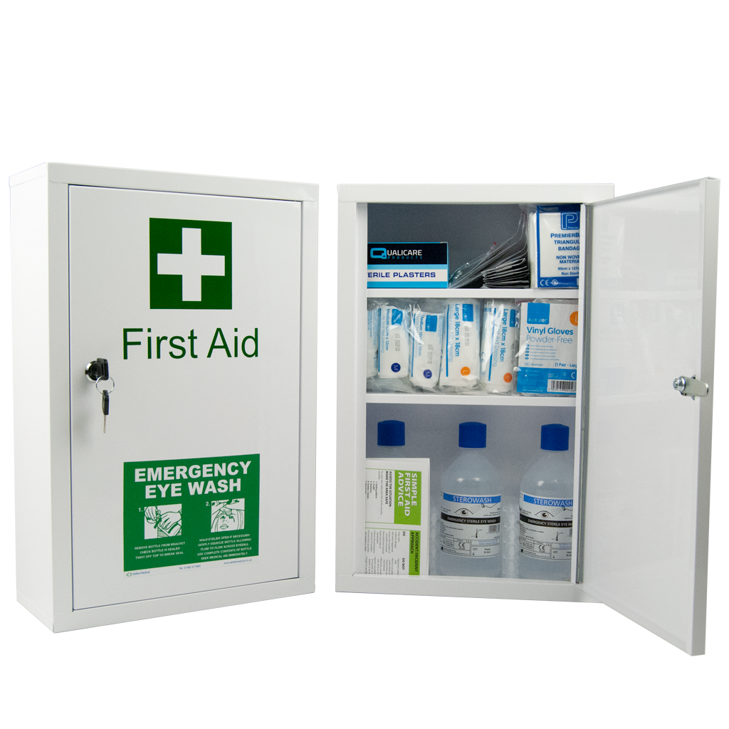 First Aid Cabinet Free Accident Book