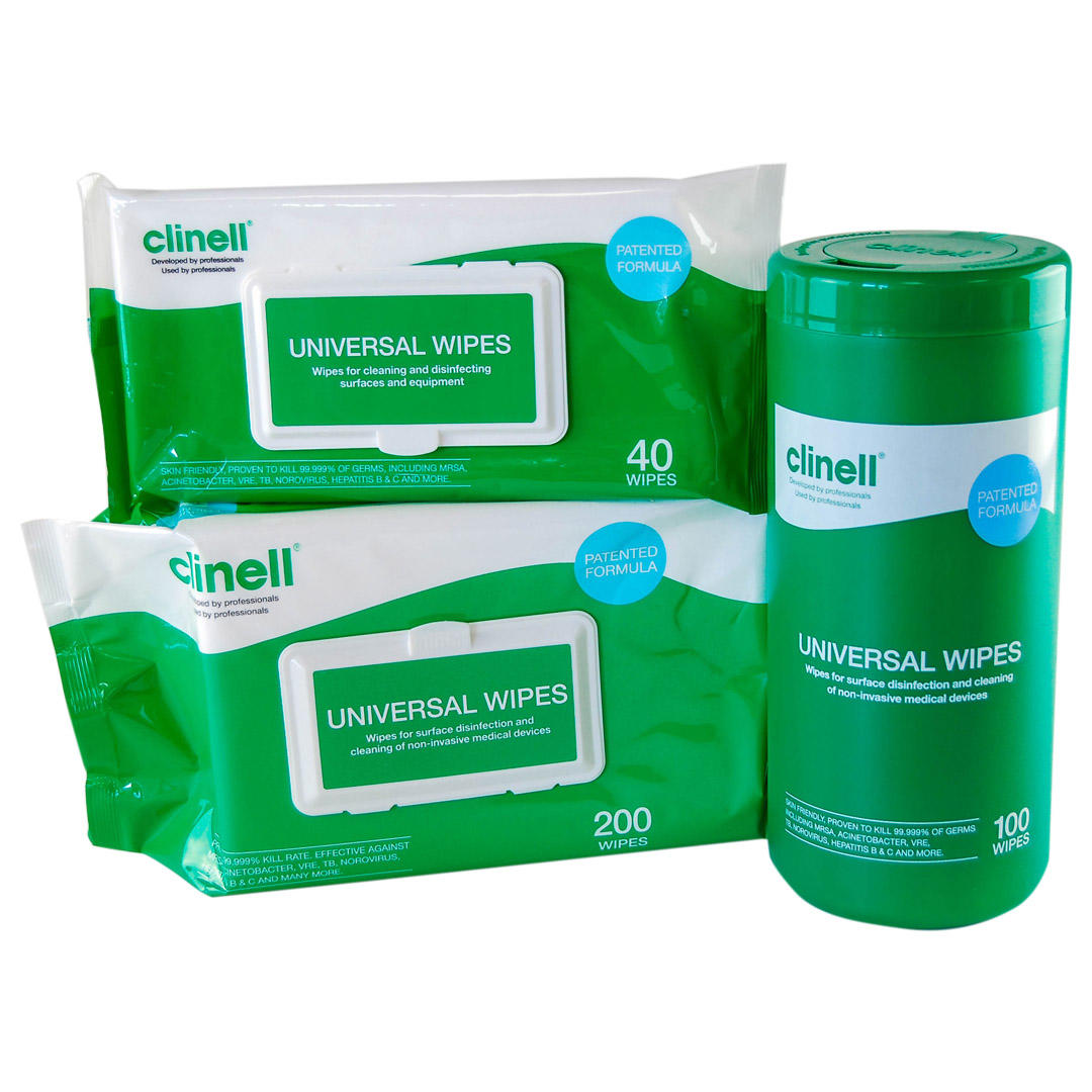 Clinell Universal Sanitising Wipes