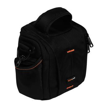 Image of Camlink Camera Shoulder Bag Black/Orange CL CB20