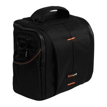 Image of Camlink Camera Shoulder Bag Black/Orange CL CB21