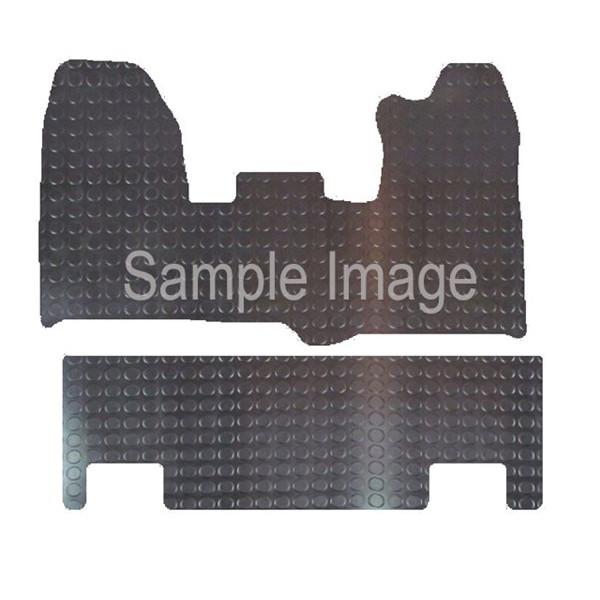 Ford Transit Custom 15-On Dbl Cab Twin Doors Tailored 3MM Rubber Heavy Duty Mats