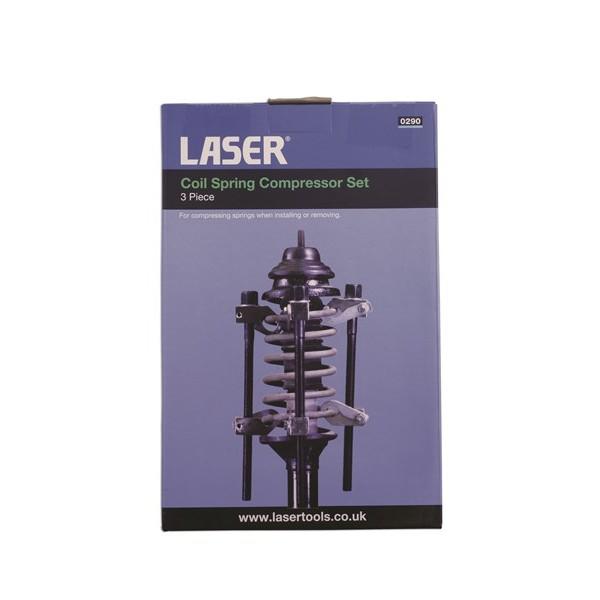 Heavy Duty 3pc Laser 0290 Coil Spring Compressor 