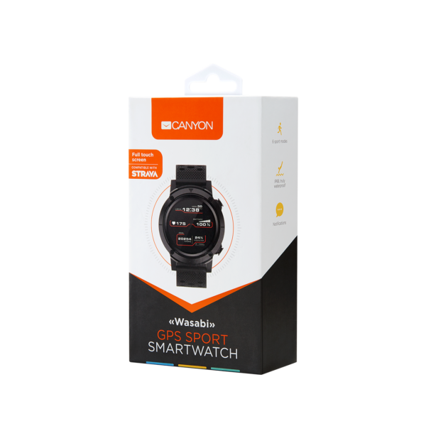 Canyon CNS-SW82BB Wasabi GPS sport smart watch