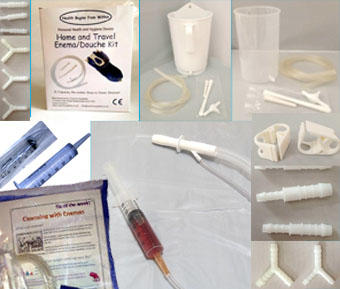 Enemas, syringes, implant catheters
