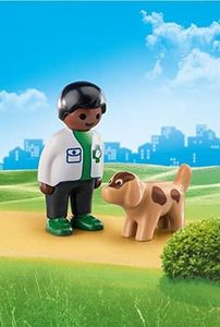 vet with dog
