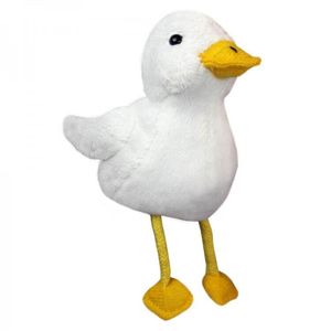 WHite duck finger puppet