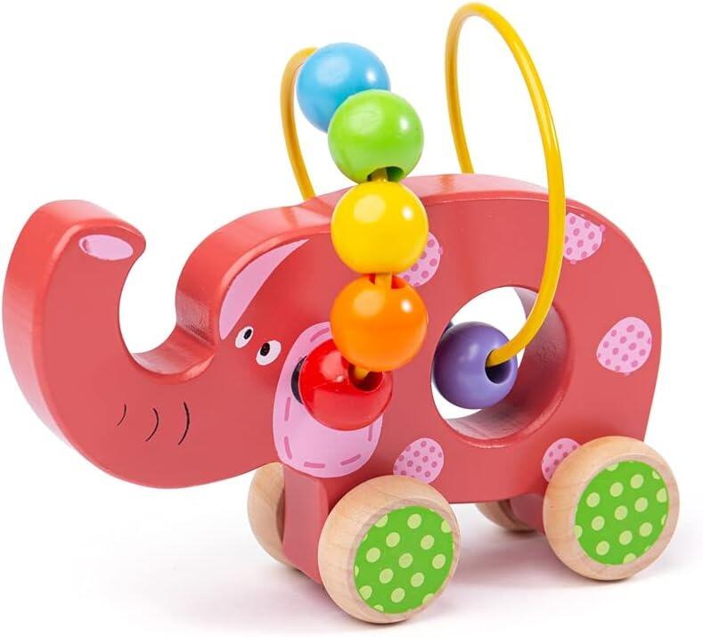 Push Along Elephant Bead Frame