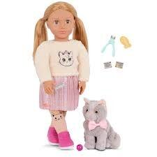 Our Generation Sheela with Kitten Sammy