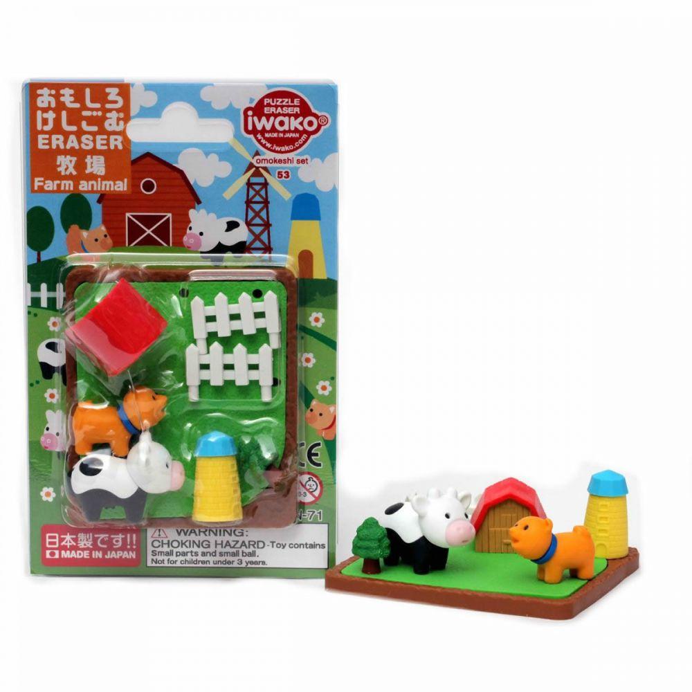 Farm Animal Eraser Pack