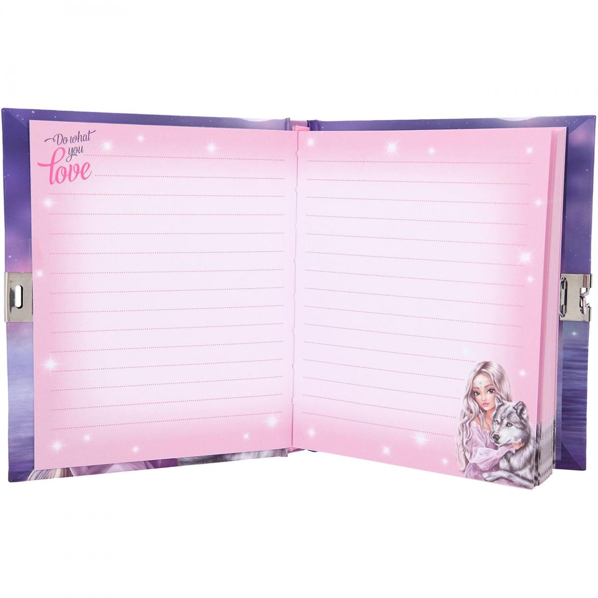 Top Model Lockable Secret Diary Fantasy Wolf