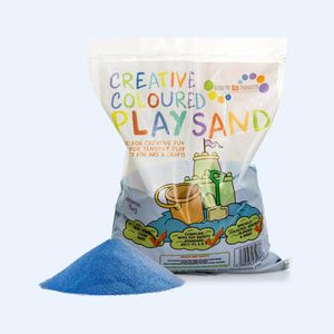 blue play sand