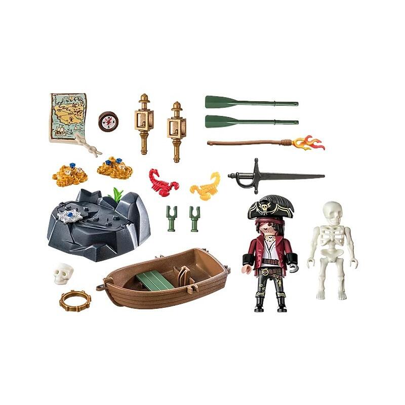 Starter Pack Pirate with Rowing Boat
