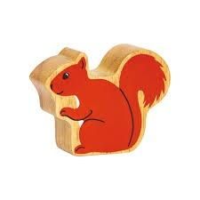Natural Colourful Red Squirrel