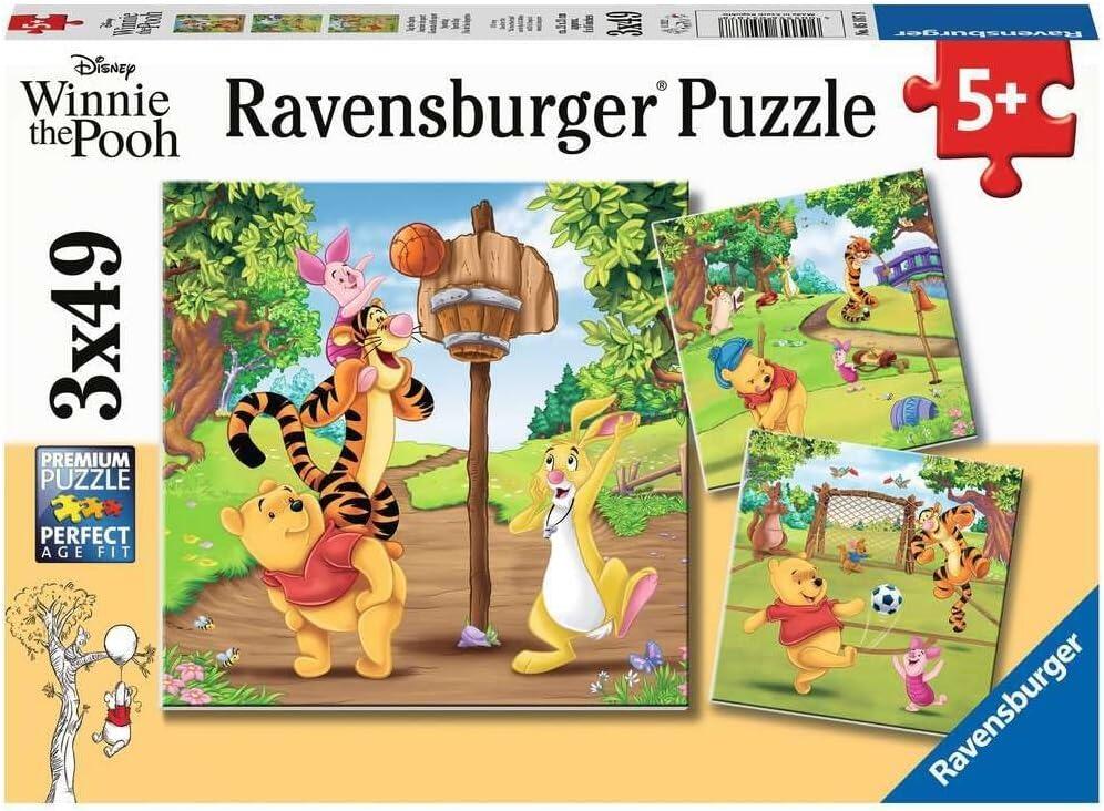Winnie the Pooh 3 x 49 piece jigsaws