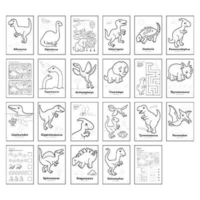 Colouring Book - Dinosaurs