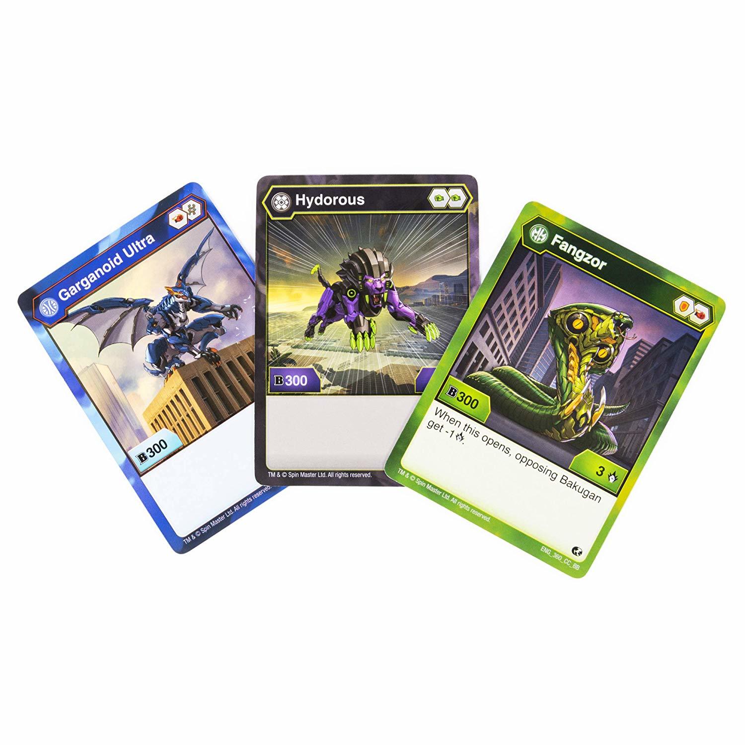 Bakugan Battle Brawlers Card Booster – Inkl. 3 Special Ability Cards & 2 Metal Gate Cards, OVP