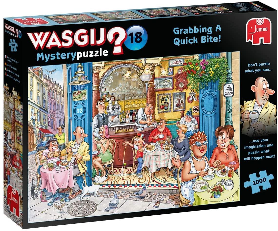 Wasgij Mystery 18 - Grabbing a Quick Bite - 1000 pieces