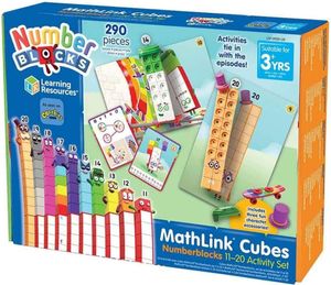 Numberblocks Mathlink Cubes 11-20 Activity Set