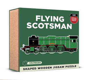 Flying Scotsman Shaped Wooden Jigsaw Puzzle