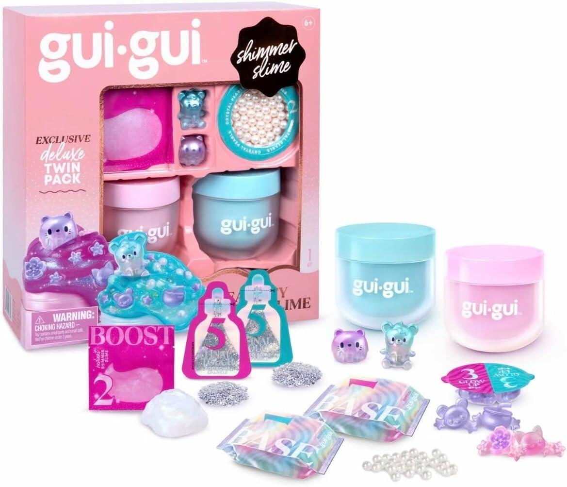 Gui-Gui Shimmer Slime Deluxe Twin Pack