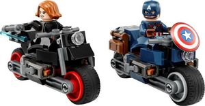 Captain America and Black Widow Motorcycles