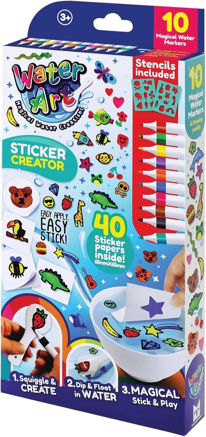 Water Art Sticker Set