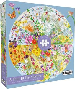 A Year in the Garden 500 pieces Circular