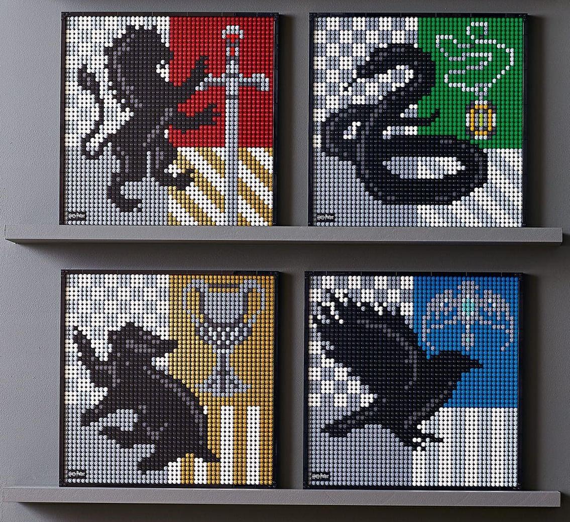 Lego Art Harry Potter Hogwarts Crests