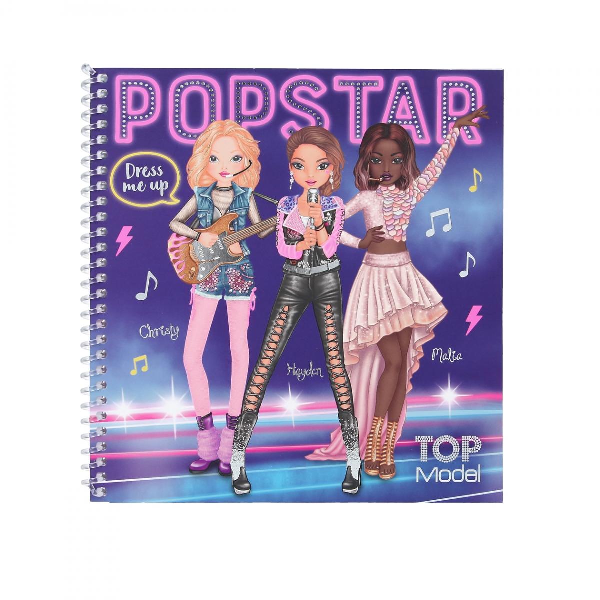 TOPModel Dress Me Up Pop Star Sticker Book
