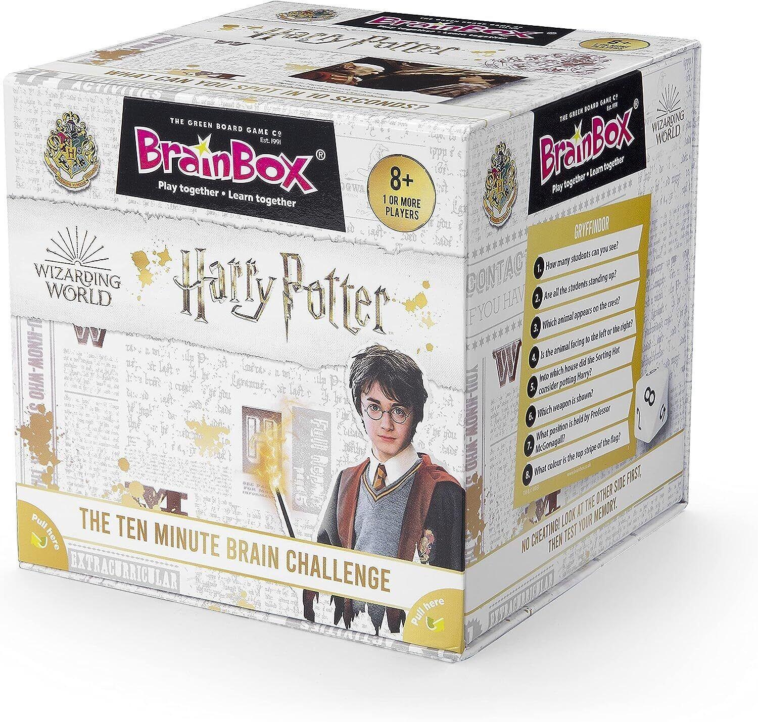 Asmodee Brainbox Harry Potter - Gioco Da Tavolo In Francese - Per Bambini Da 8 Anni In Su - Allenamento Di Memoria E Osservazione - 1+ Giocatori