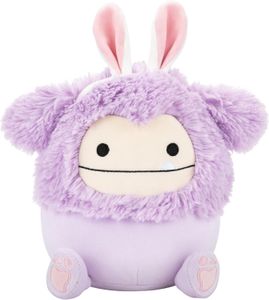 Dilka the Lavender Bigfoot with Bunny Ears