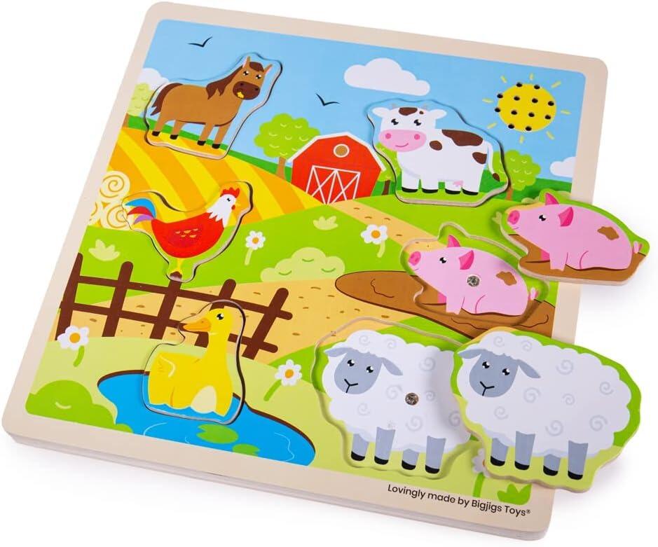 Wooden Farm Sound Puzzle