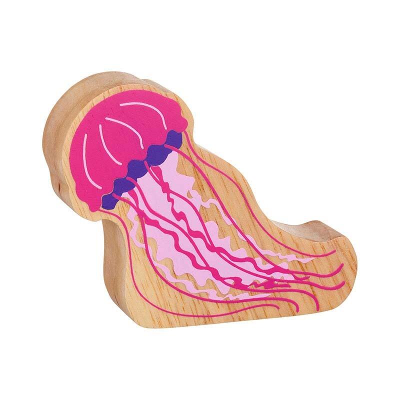 Natural Colourful Wooden Jellyfish