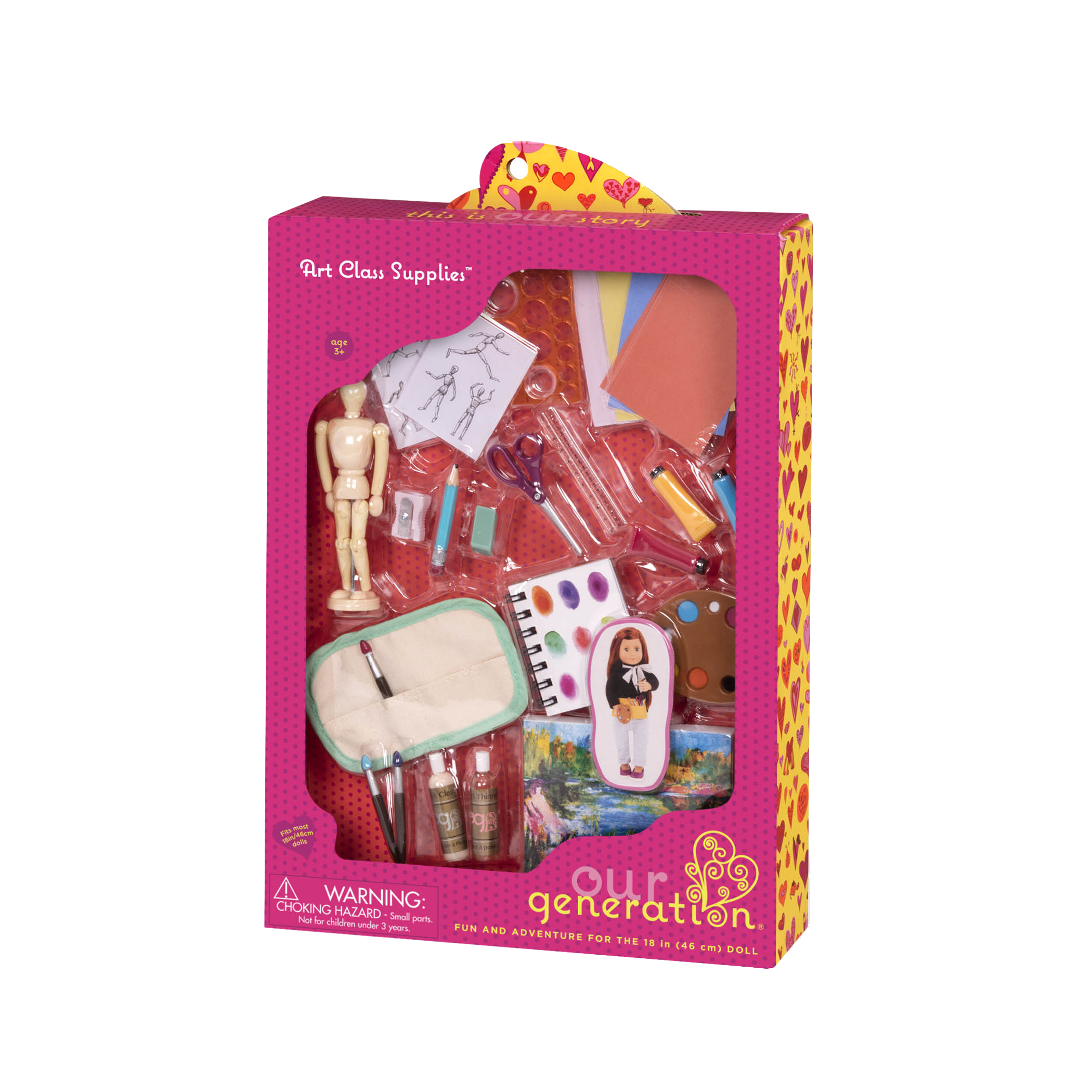 Our Generation Accessory Set Art Class Supplies