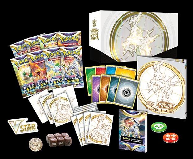 5x Pokemon Brilliant offers Stars Elite Trainer Box