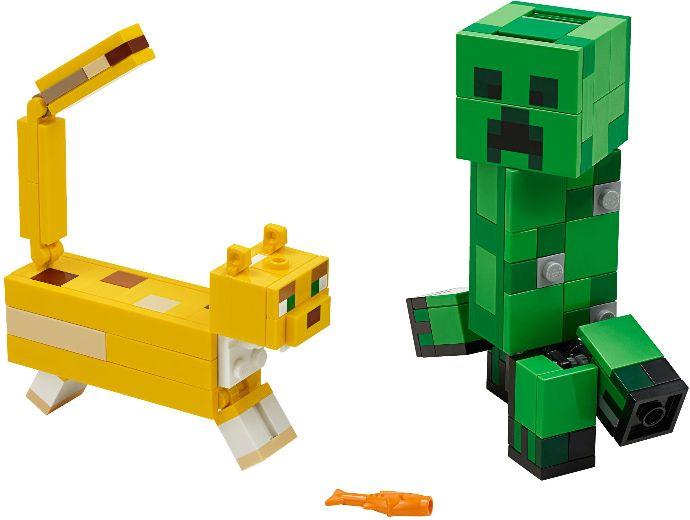 Minecraft BigFig Creeper and Ocelot