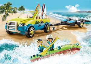 Beach Car and Canoe