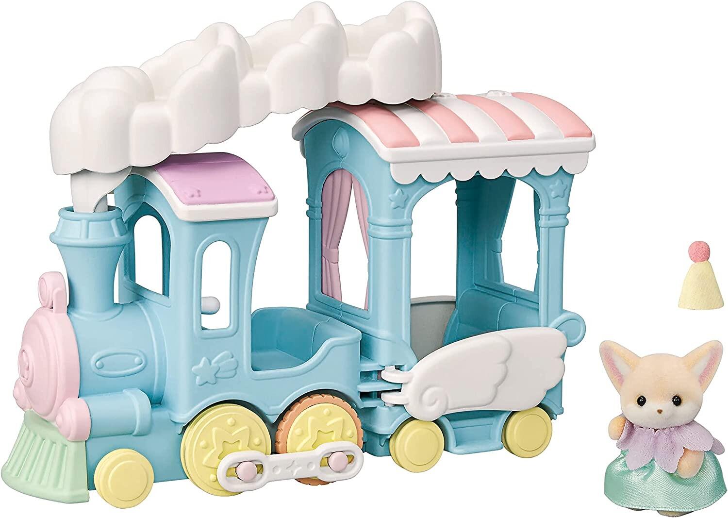 Floating Cloud Rainbow Train