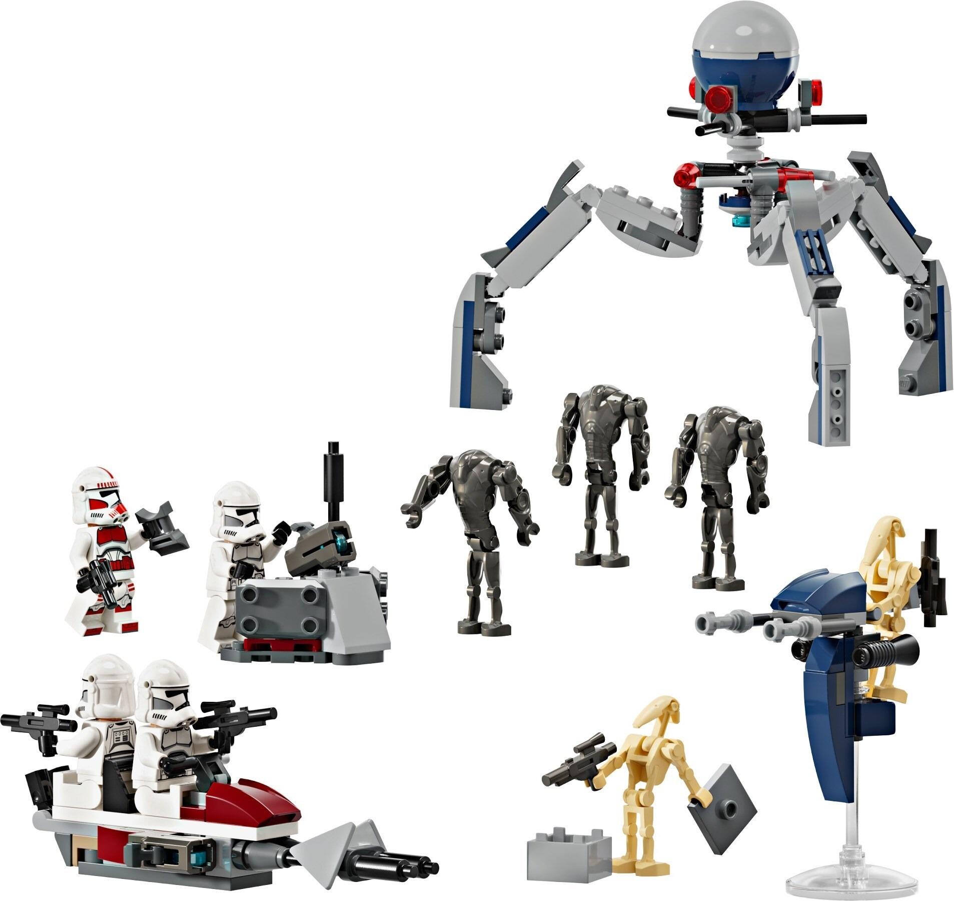 Clone Trooper Battle Droid Battle Pack