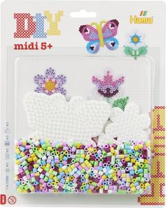 Butterfly and flower hama bead set