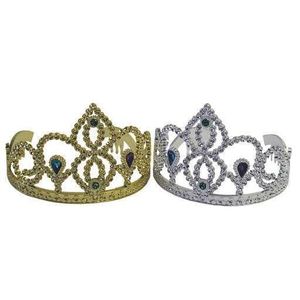 Gold or Silver Jewelled Tiara